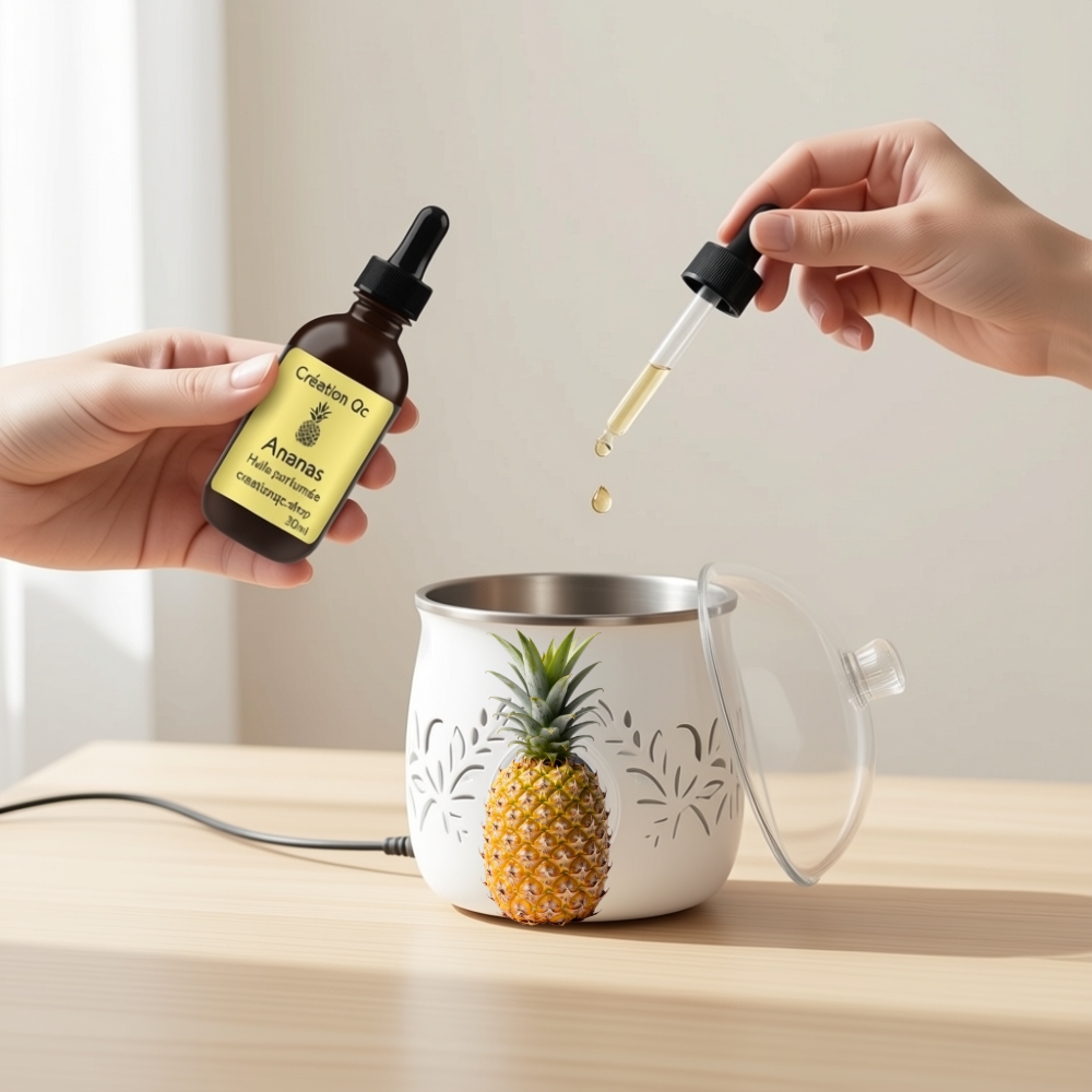 Huile parfumée pour brûleur électrique - Ananas