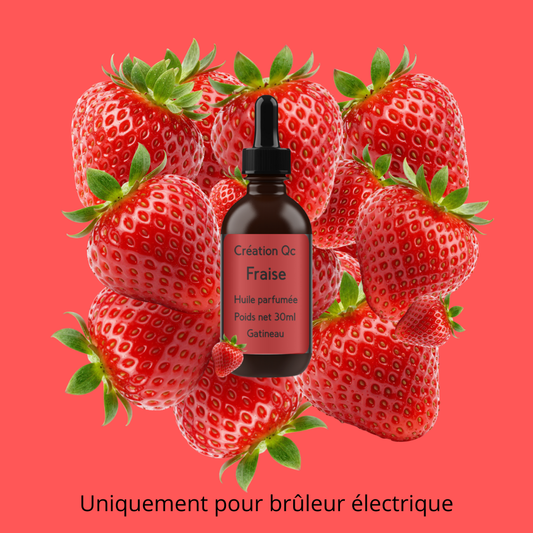 Huile pour brûleur électrique - Fraise