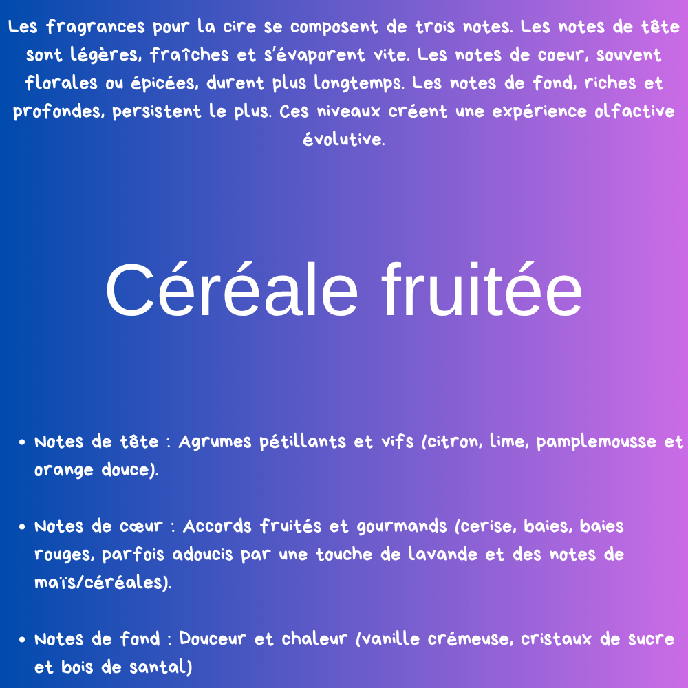 Huile pour brûleur électrique -  Céréale fruitée